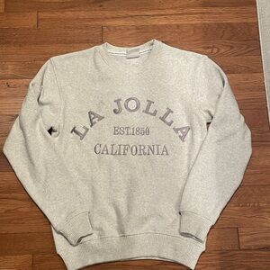 Gray La Jolla California women’s sweatshirt size small